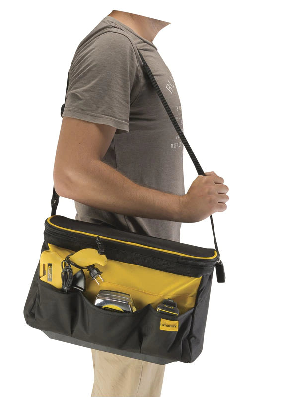 Borsa tracolla porta utensili e minuterie con portadocumenti professionale STANLEY