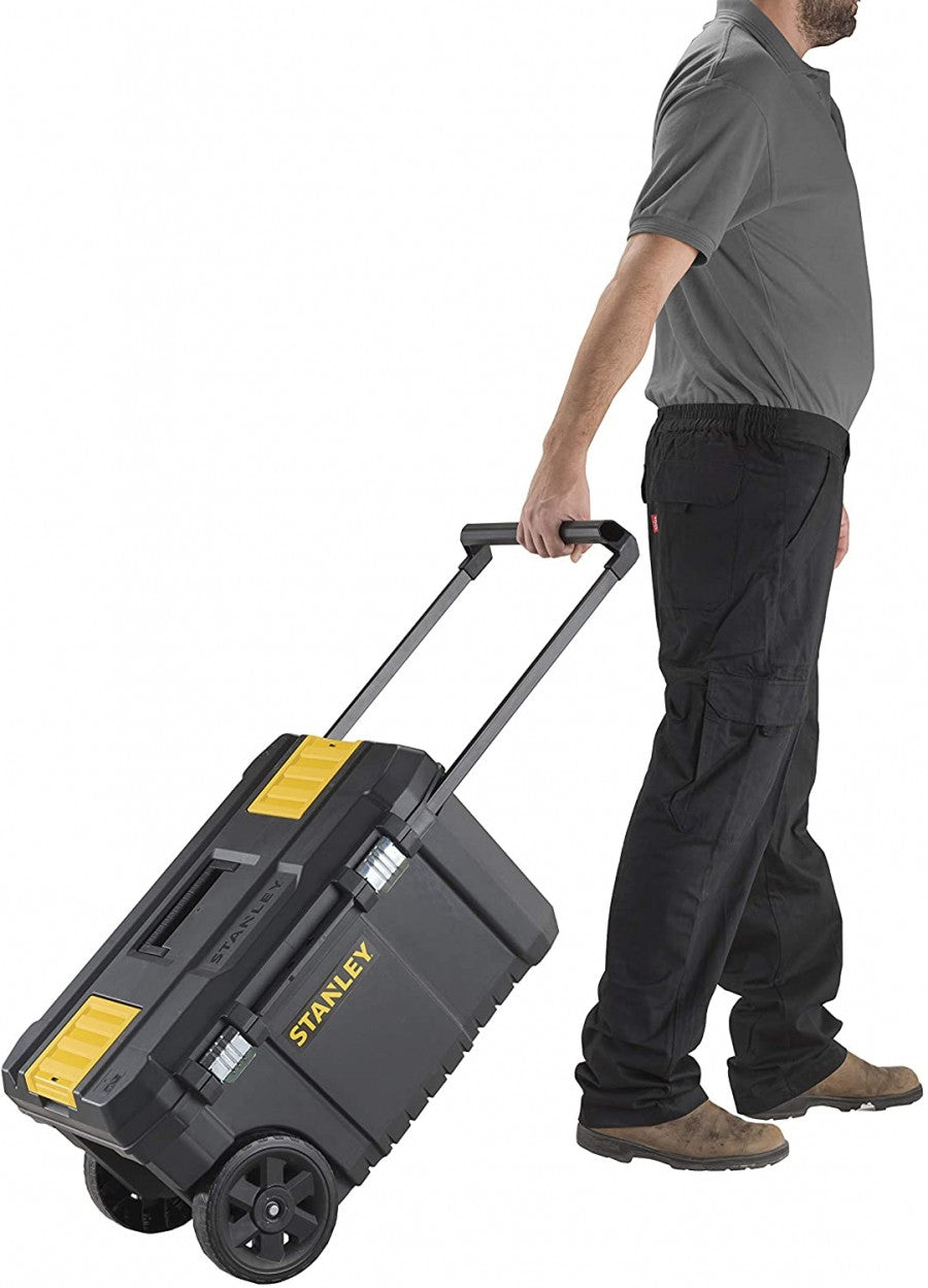 Carrello porta utensili organizer con cassetto e maniglia Essential Stanley STST1-80150