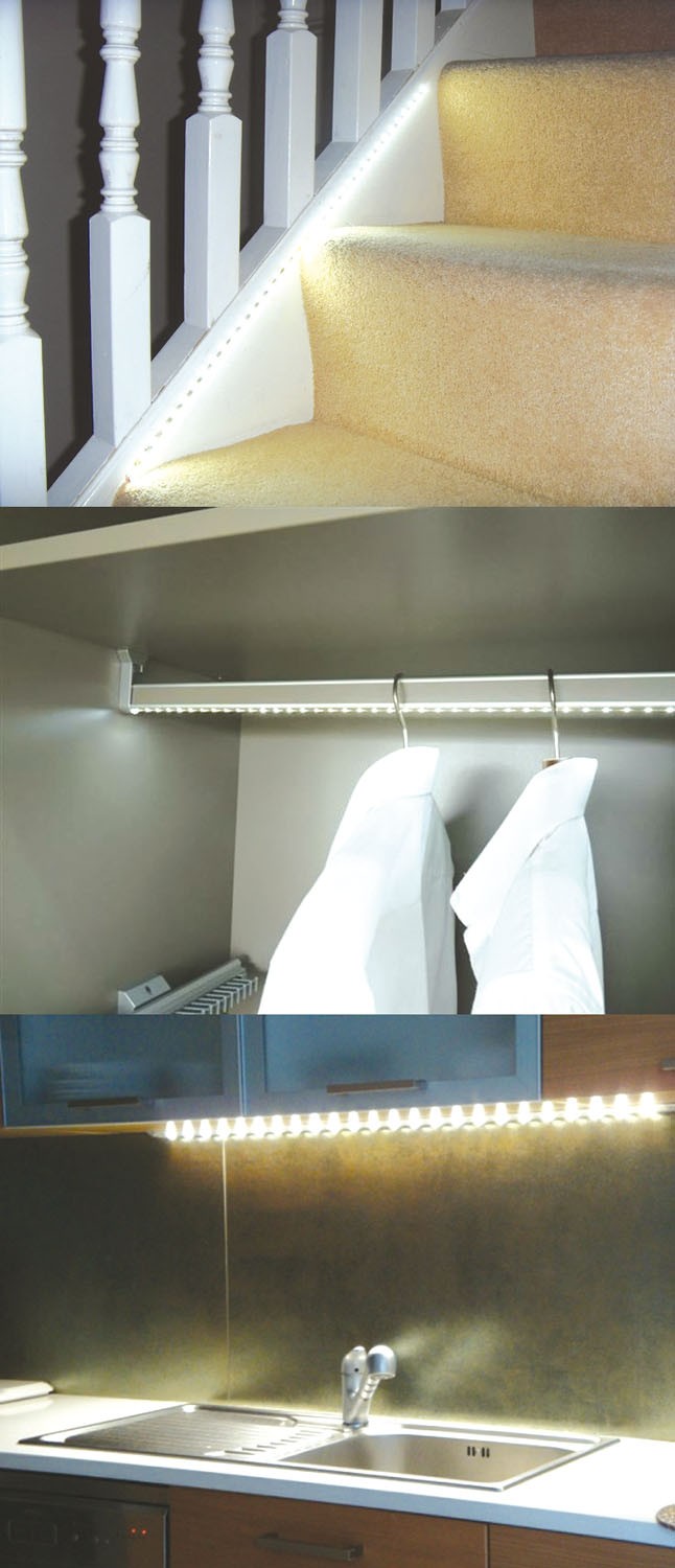 Striscia Luci LED fissa 6 mt decorazioni illuminazione interni  28,8 W