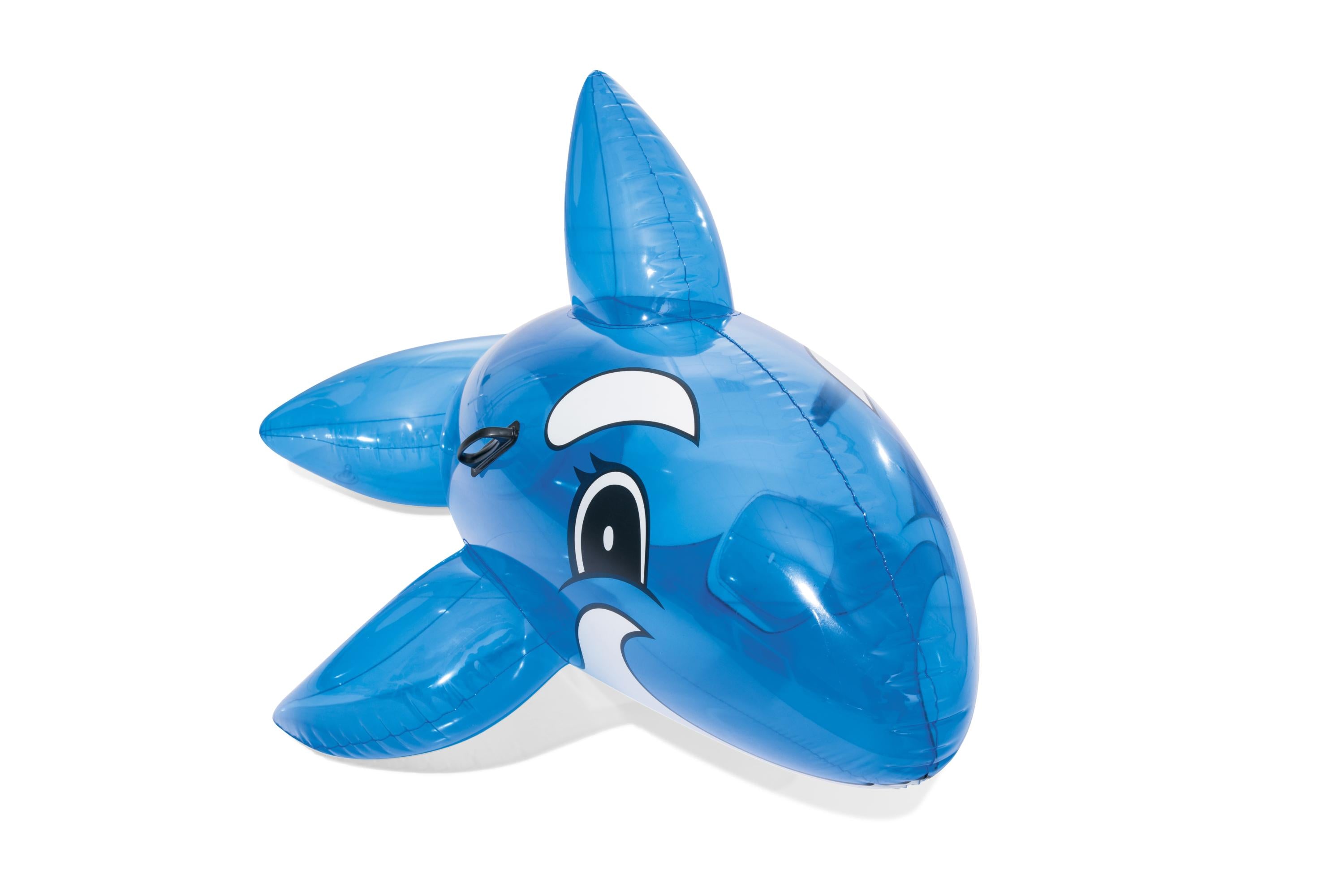 Balena trasparente grande cavalcabile gonfiabile 157x94 cm BestWay 41037