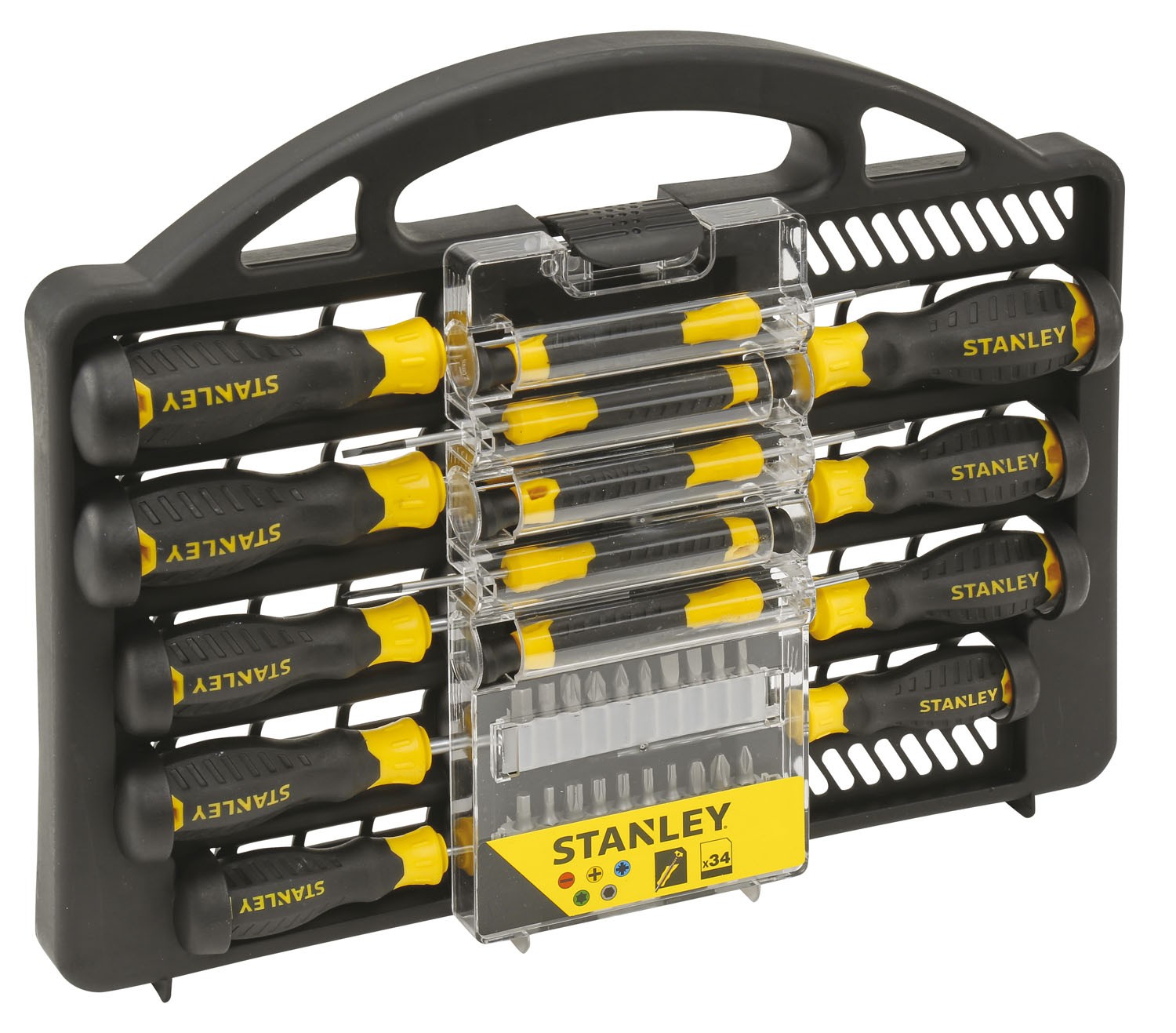 Set 34 pezzi Giraviti Stanley STHT0-62141