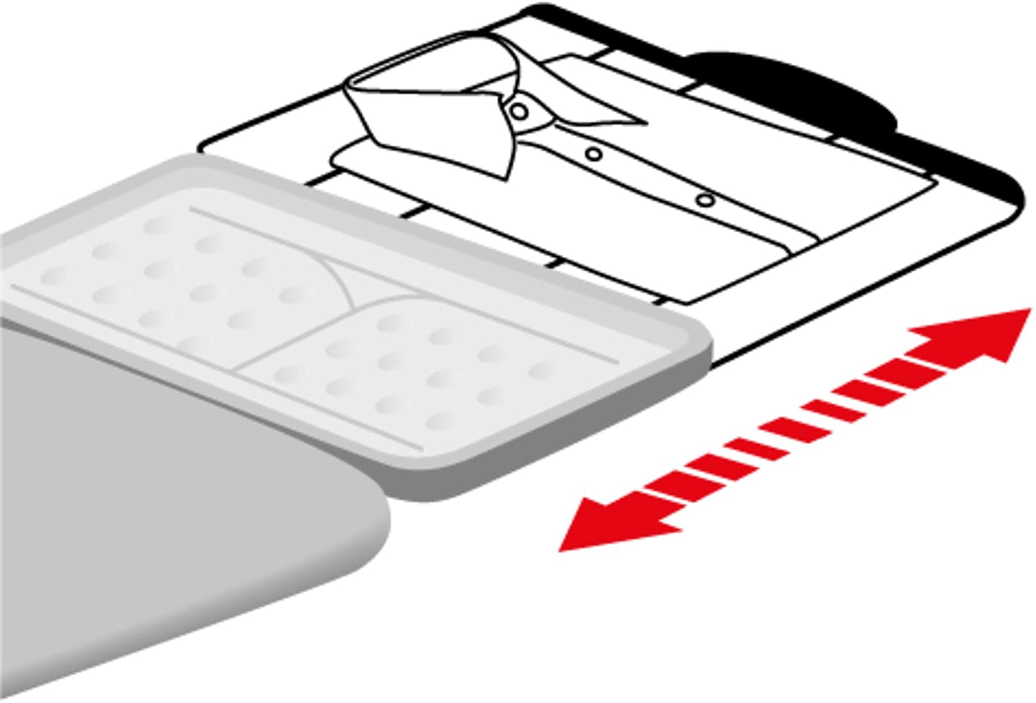 Asse da stiro con portacaldaia Gimi Poker