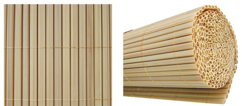 Arelle in PVC cannette effetto bamboo con cordino in nylon