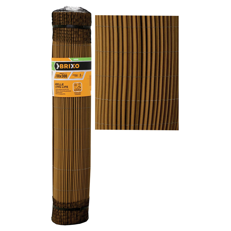 Arella in cannette sintetiche di vimini bamboo pp pe lunga durata 150x30