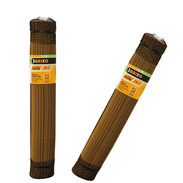 Arella in cannette sintetiche di vimini bamboo pp pe lunga durata 100x30