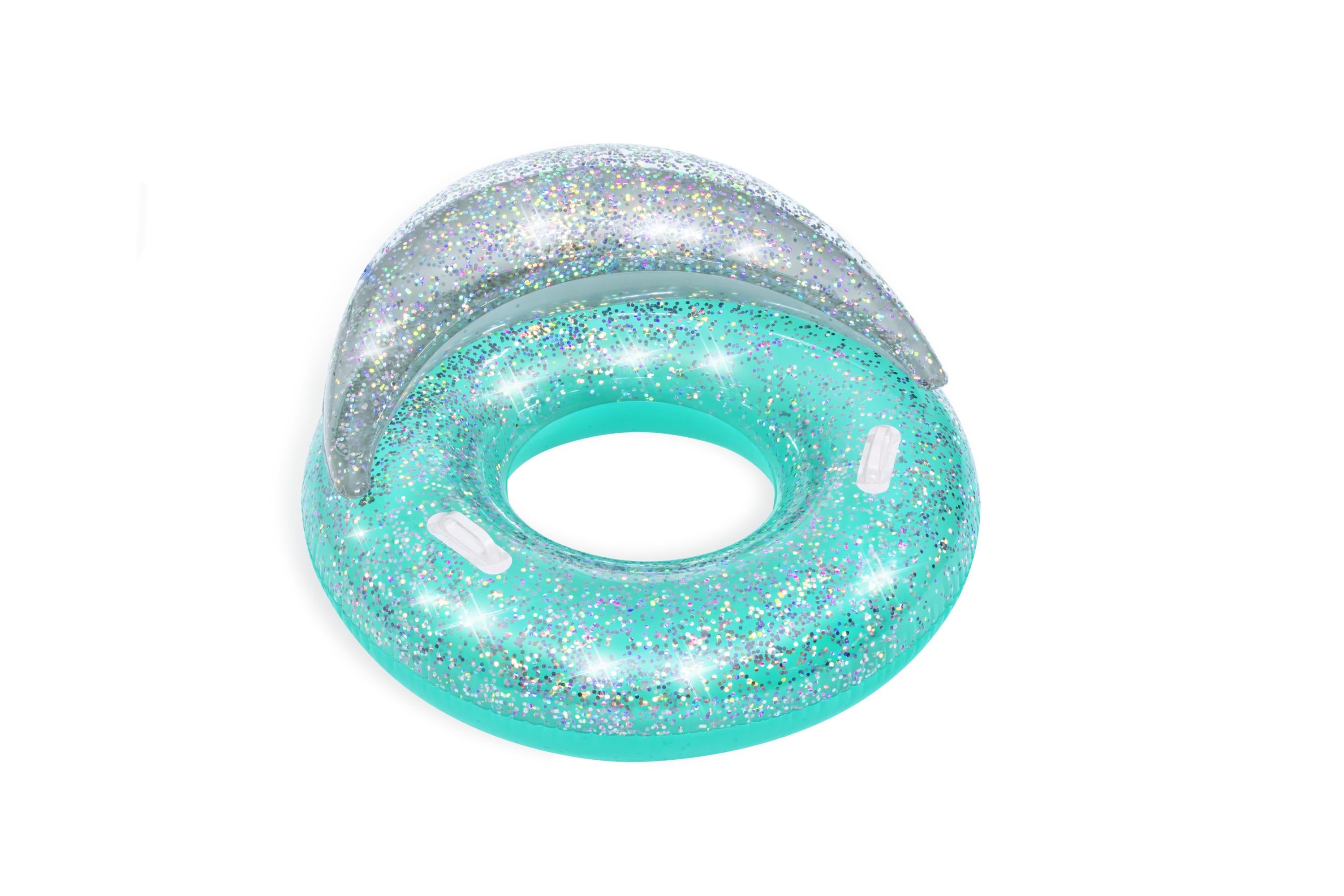 Poltrona ciambella gonfiabile galleggiante Glitter Dream BestWay 43509