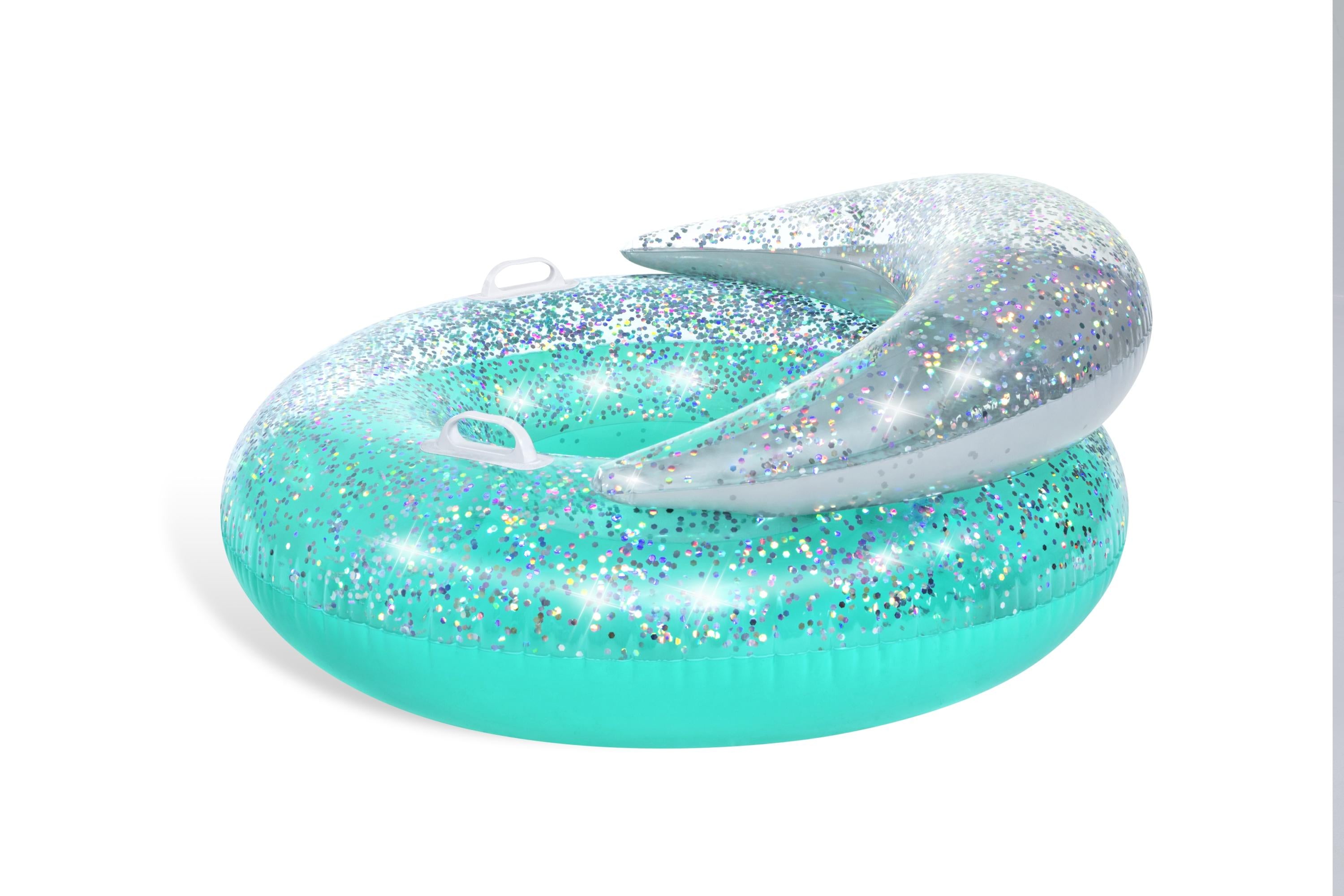 Poltrona ciambella gonfiabile galleggiante Glitter Dream BestWay 43509