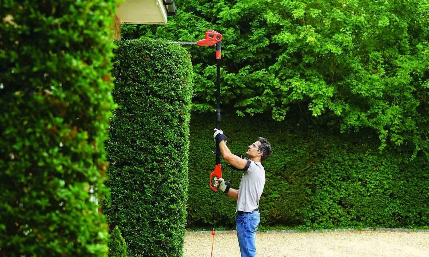 Tagliasiepi telescopico con asta 2,35 m 550 W e lama 51 cm - Black + Decker PH 5551