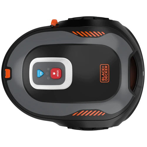 Robot Tagliaerba professionale con pulitura automatica e stazione di ricarica coperta Black+Decker BCRMW 123