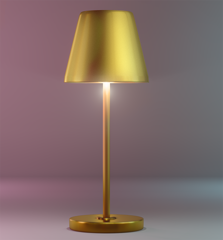 Lampada led ricaricabile da tavolo design elegante