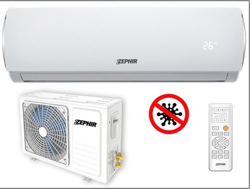 Condizionatore climatizzatore Zephir ZVC 18000 BTU Split + Pompa di calore