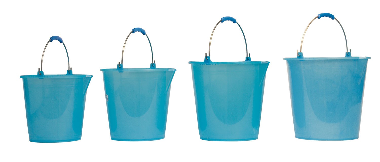 Secchio in plastica con becco Azzurro 10Lt