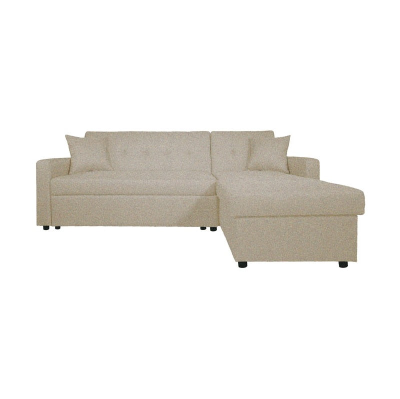 Divano letto 3 posti ad angolo reversibile Jumbo family Beige