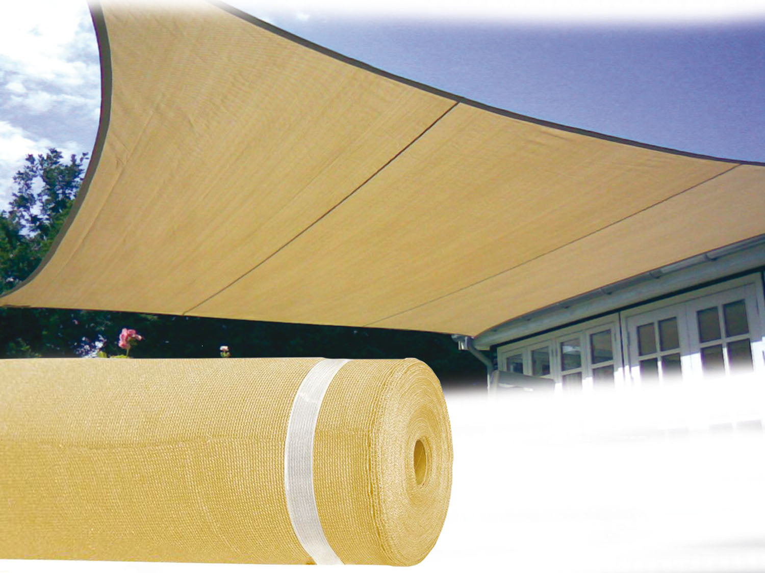 Vela ombreggiante Capri in rotolo