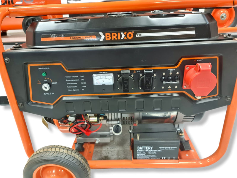 Gruppo elettrogeno generatore di corrente Power Max 5000W  Brixo