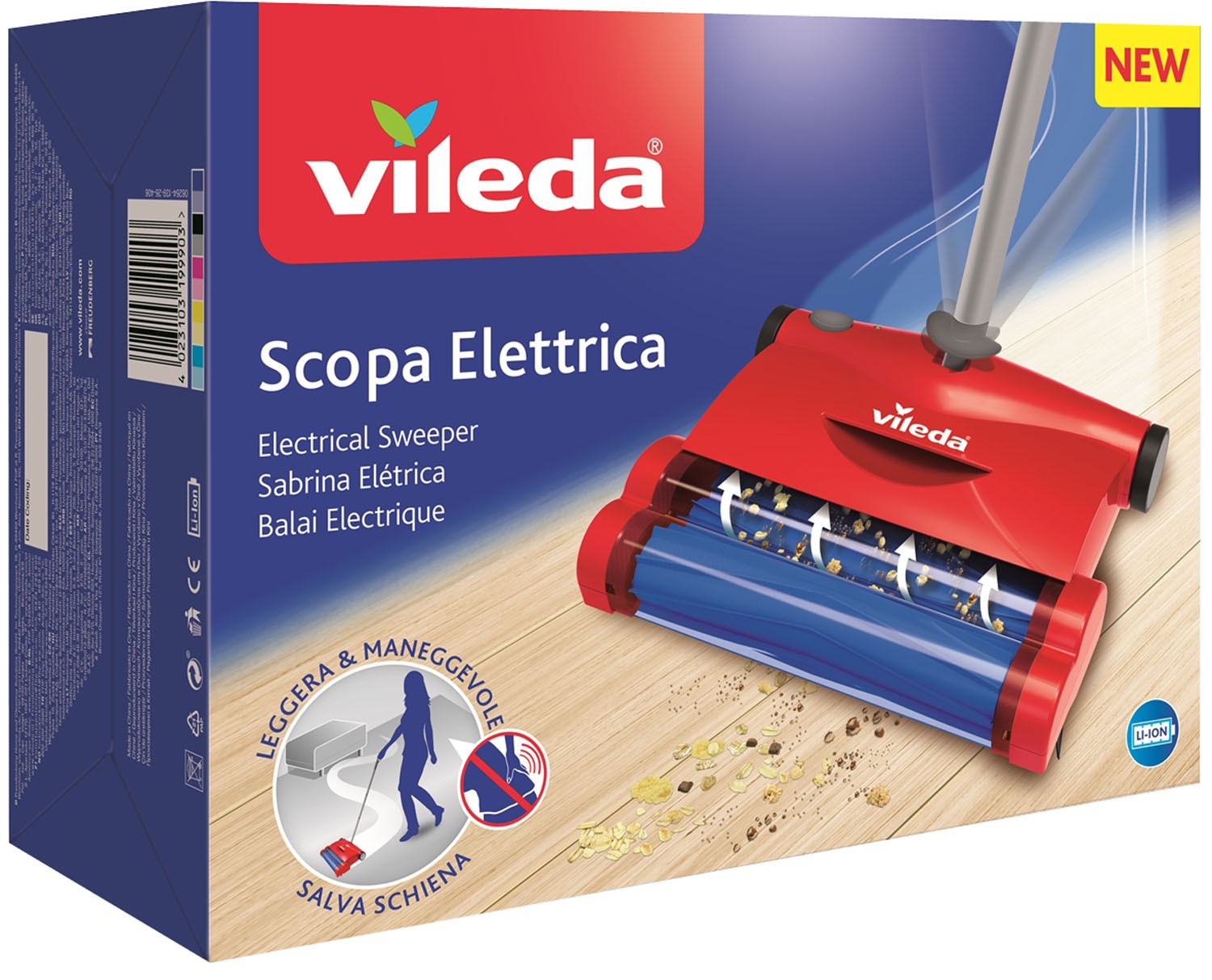 Vileda Scopa Elettrica Catturapolvere 153035