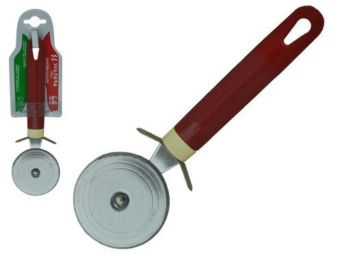 Rotella tagliapizza in acciaio inox Ø6,5 cm con proteggi dita e manico ergnonomico