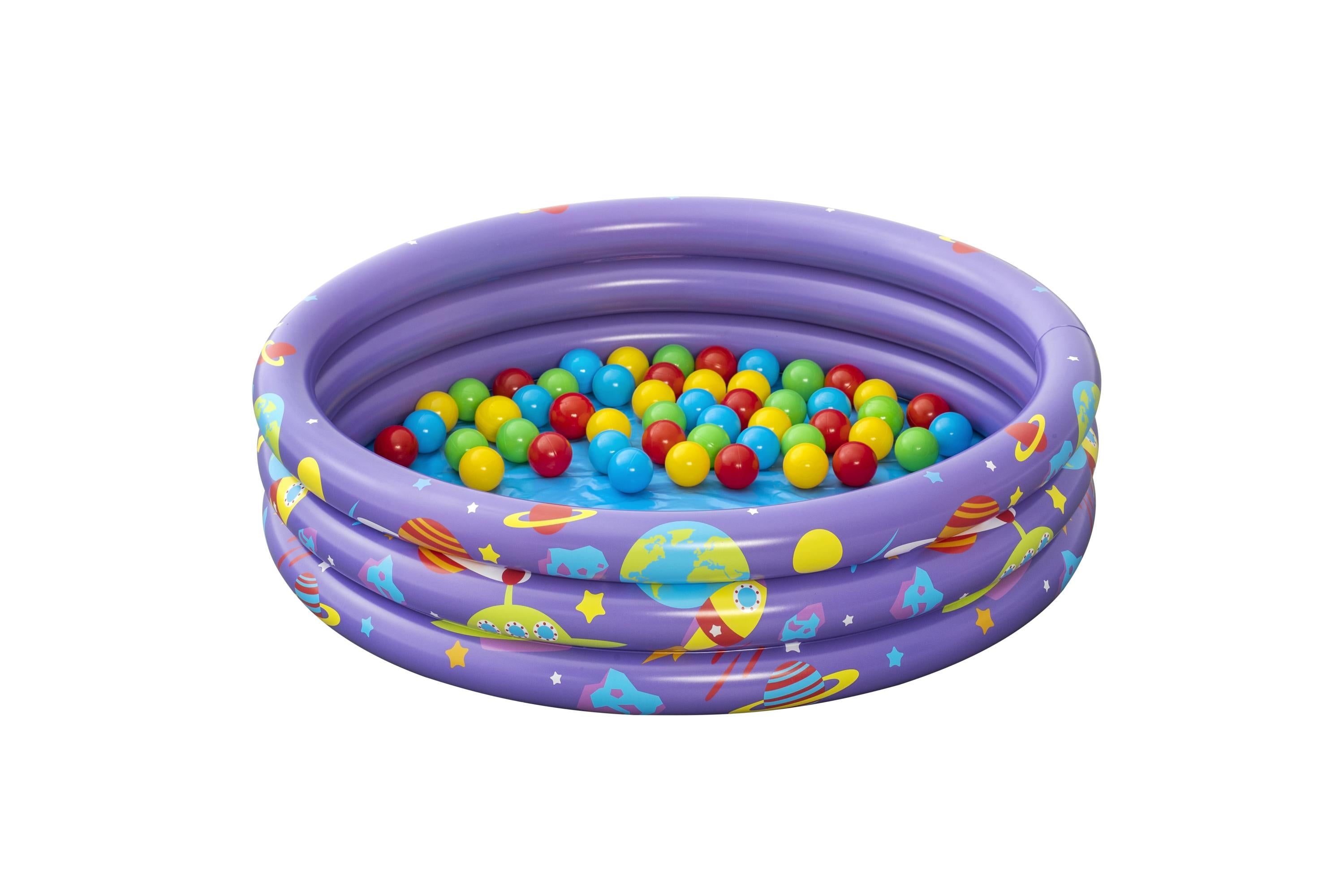 Piscina gonfiabile tonda con 46 palline e giochi a sorpresa BestWay 52466