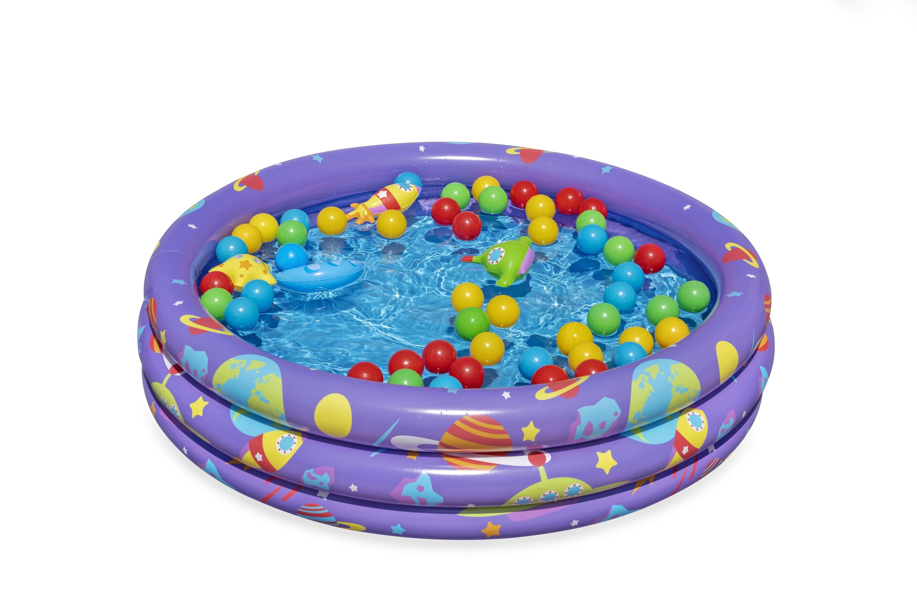 Piscina gonfiabile tonda con 46 palline e giochi a sorpresa BestWay 52466