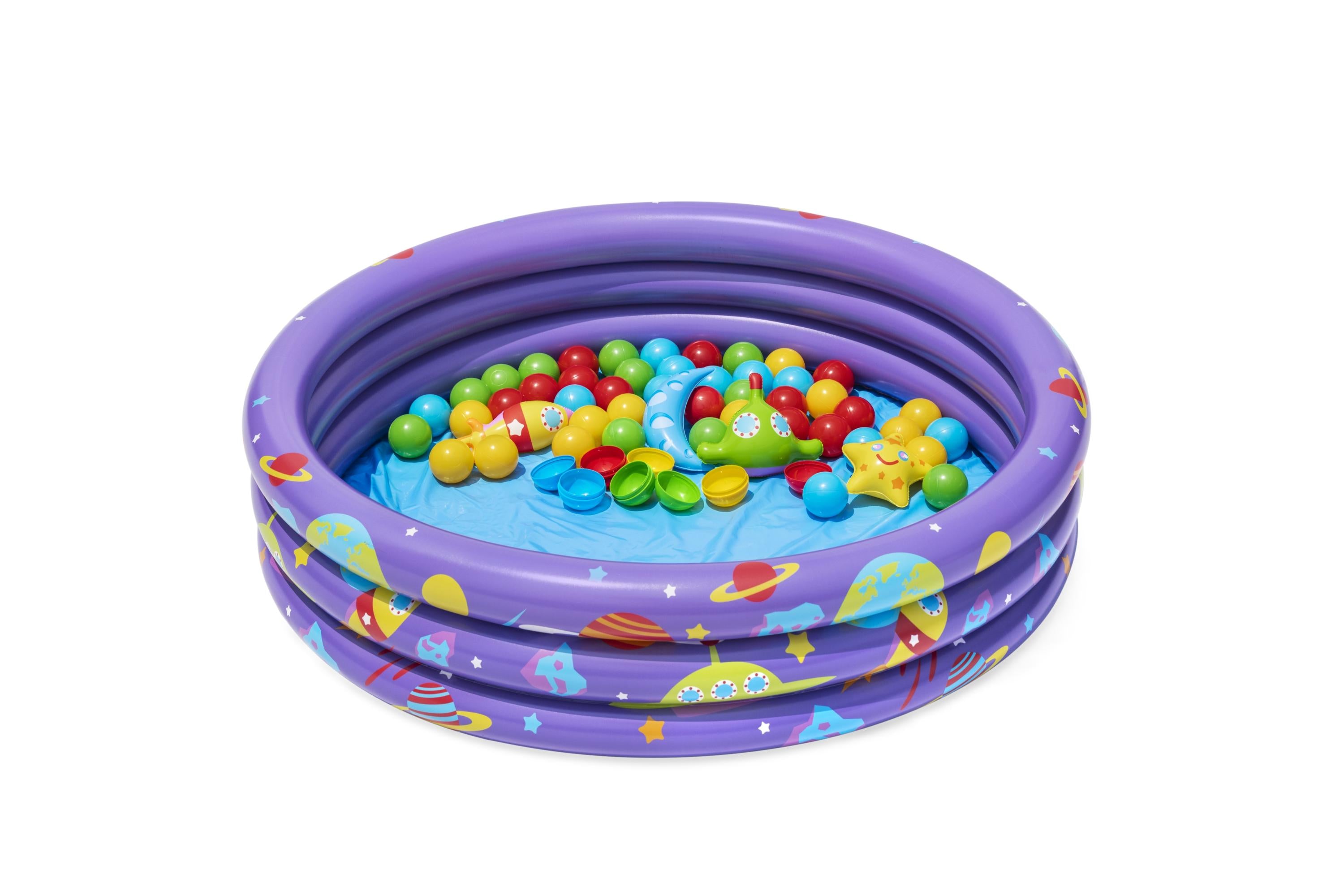 Piscina gonfiabile tonda con 46 palline e giochi a sorpresa BestWay 52466