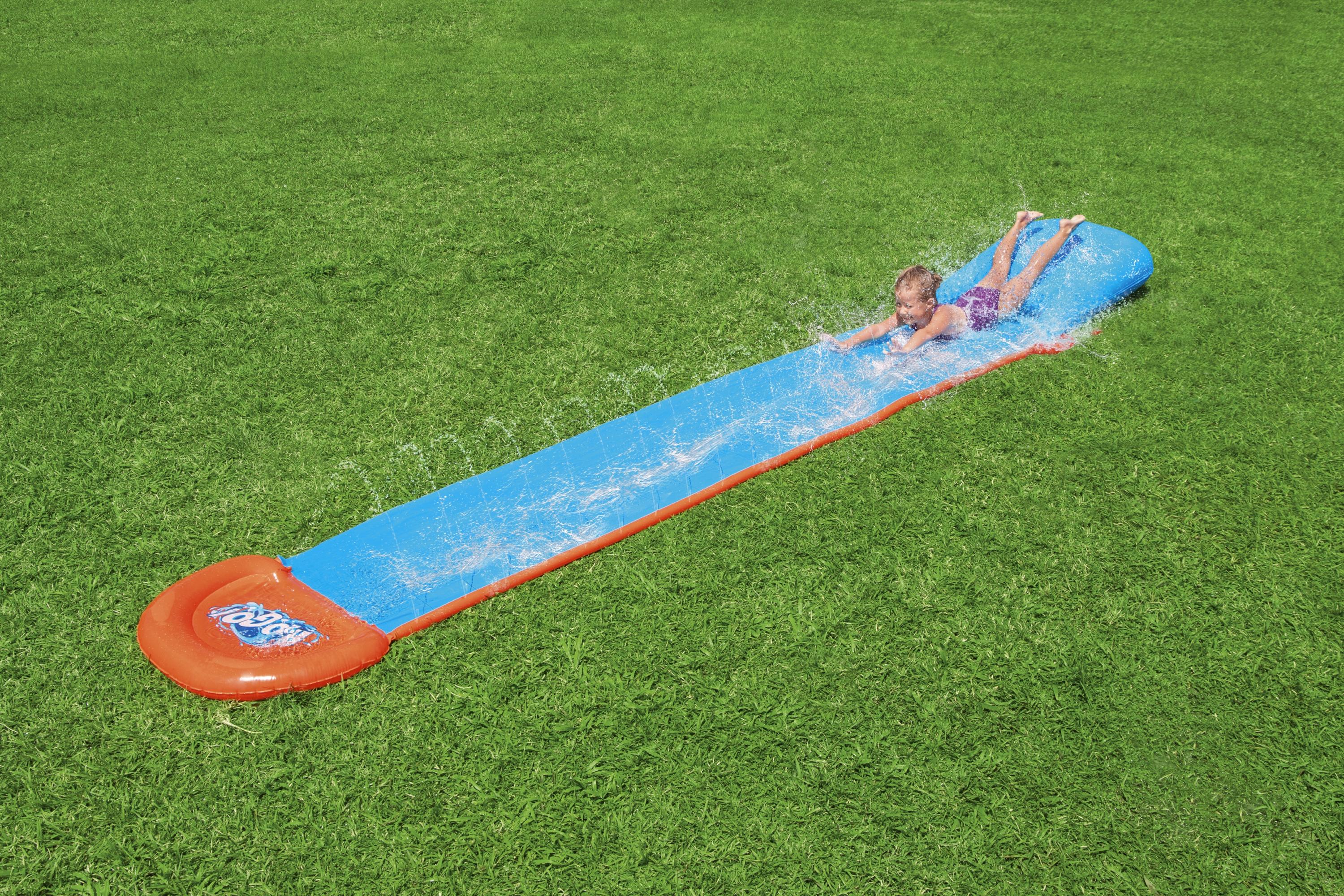 Scivolo singolo gonfiabile H2OGO Tsunami Splash Ramp 488 cm Bestway 52477