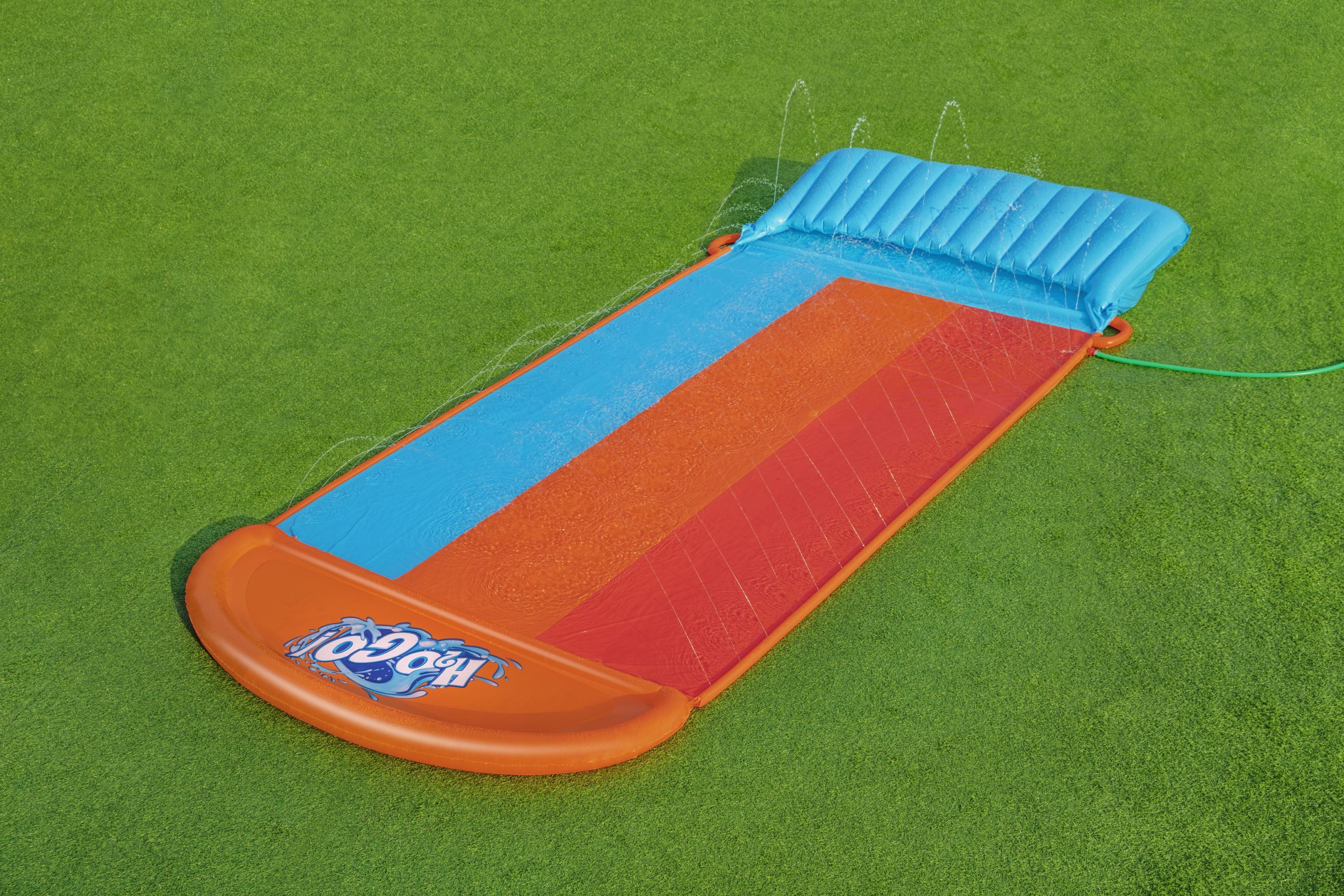 Scivolo triplo gonfiabile H2OGO Tsunami Splash Ramp 488 cm Bestway 52479