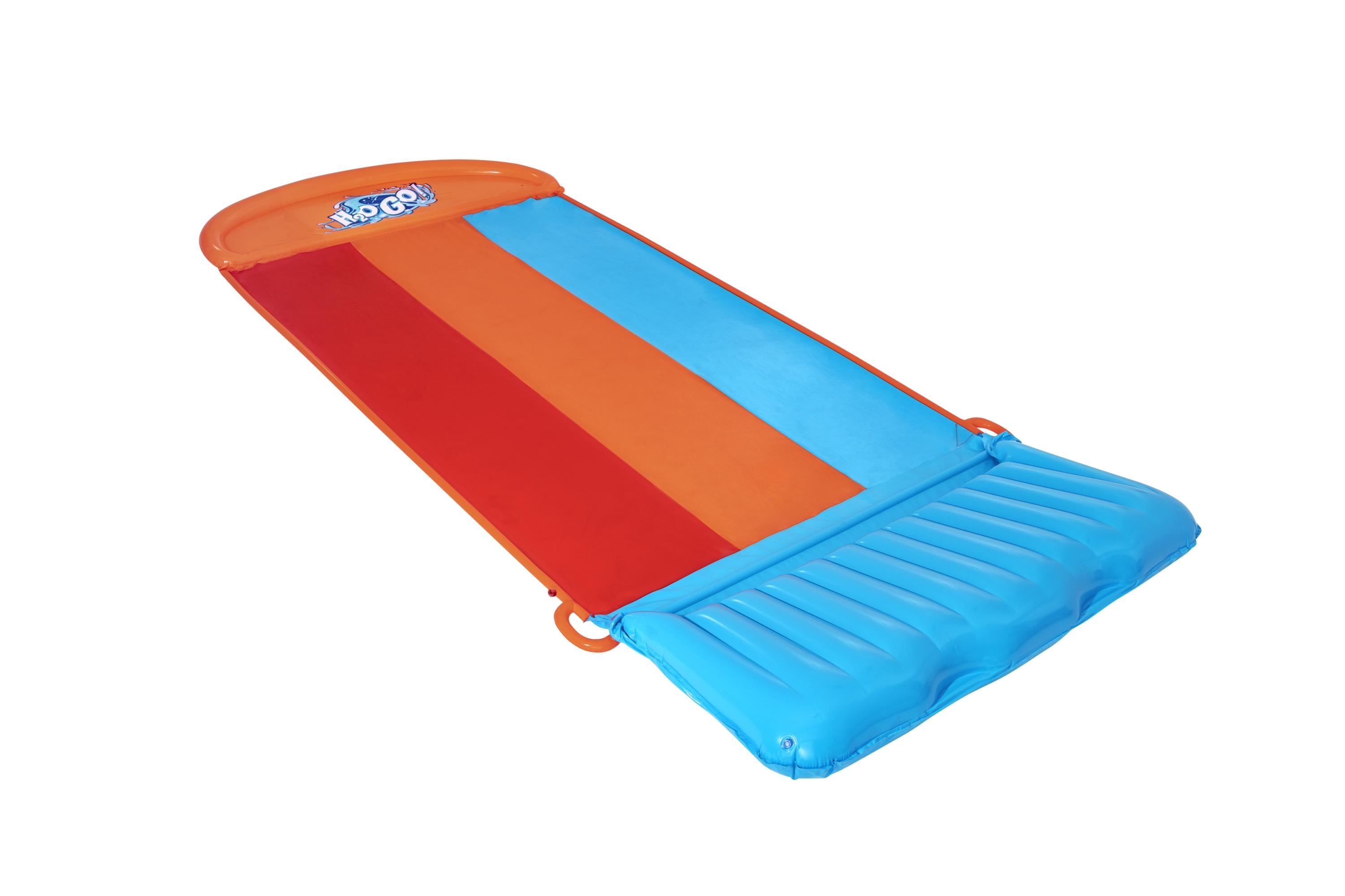 Scivolo triplo gonfiabile H2OGO Tsunami Splash Ramp 488 cm Bestway 52479