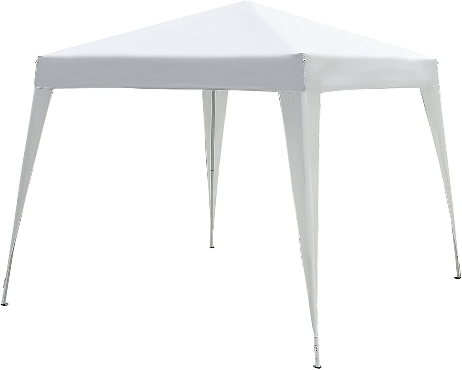 Gazebo 3x3 m in acciaio con telo in polietilene bianco Oasis