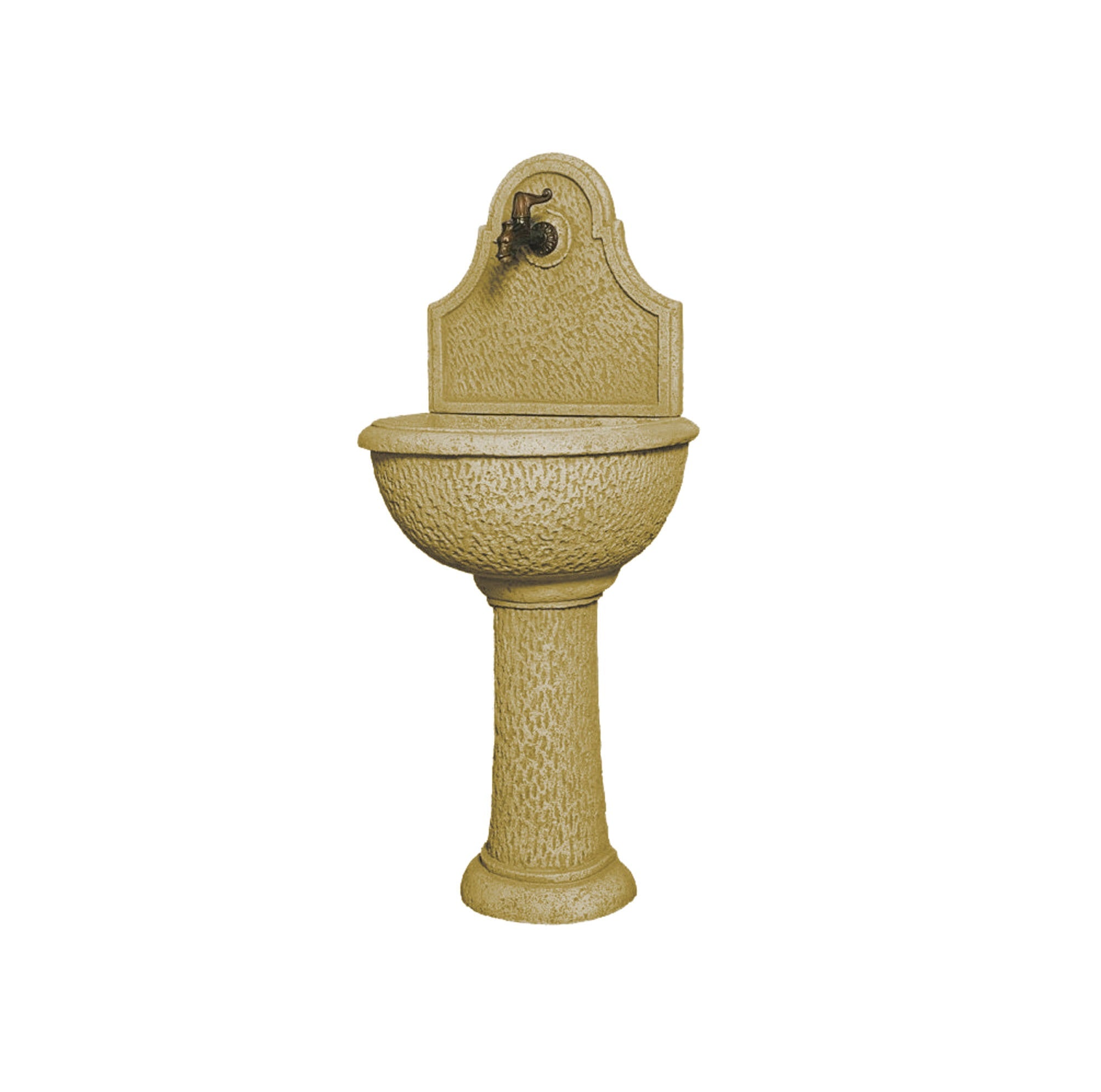 Fontana a parete Provenza Senape 50x39xH12cm Decogarden