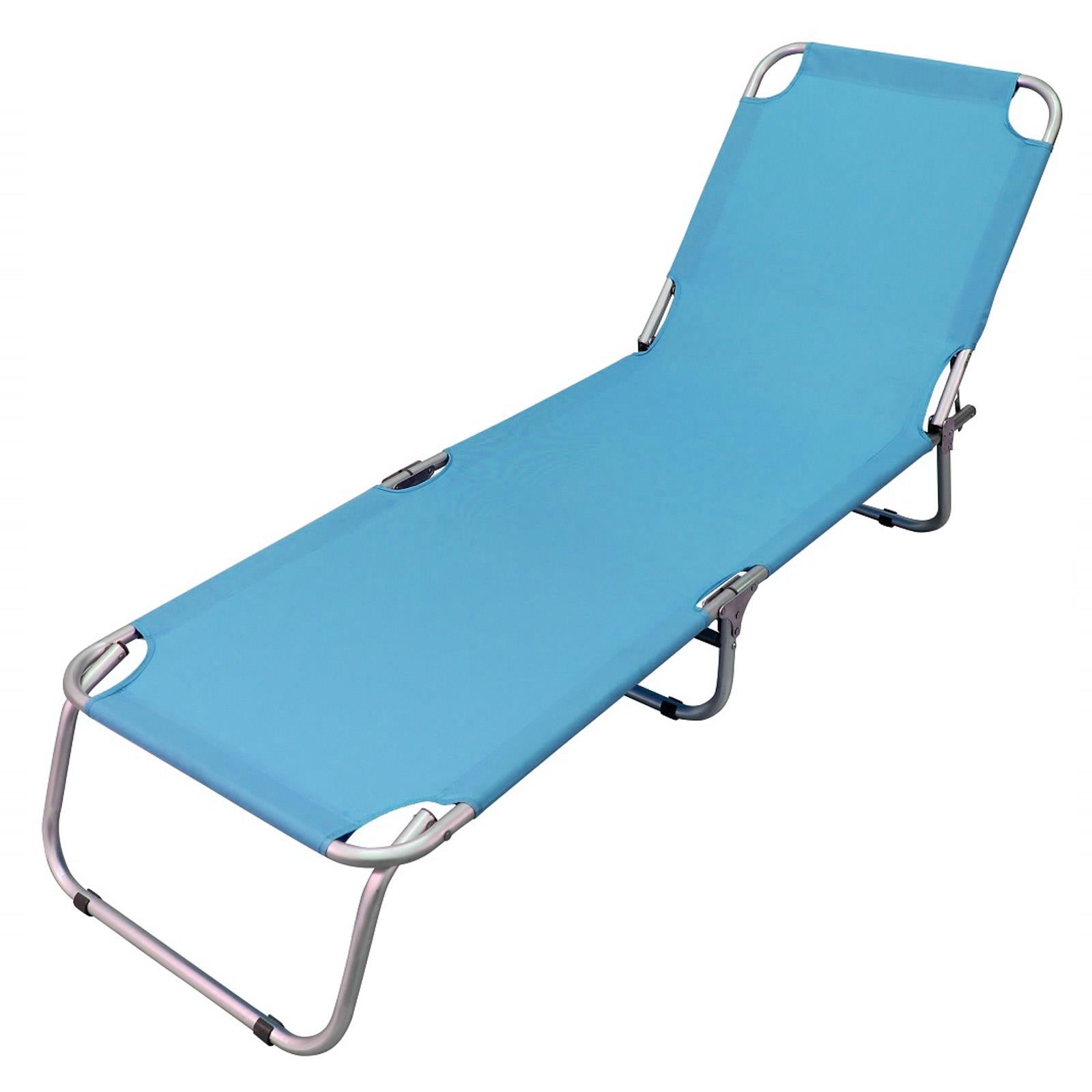 Lettino da spiaggia prendisole reclinabile e regolabile Taormina