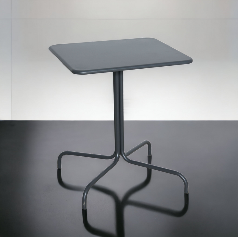 Tavolo quadrato 60x60 cm da esterno bar e ristoranti con struttura in acciaio Garden Deluxe Collection