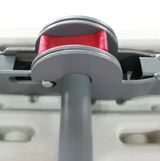 Tavolo pieghevole a valigetta 180x75xH74 cm Camping Bianco