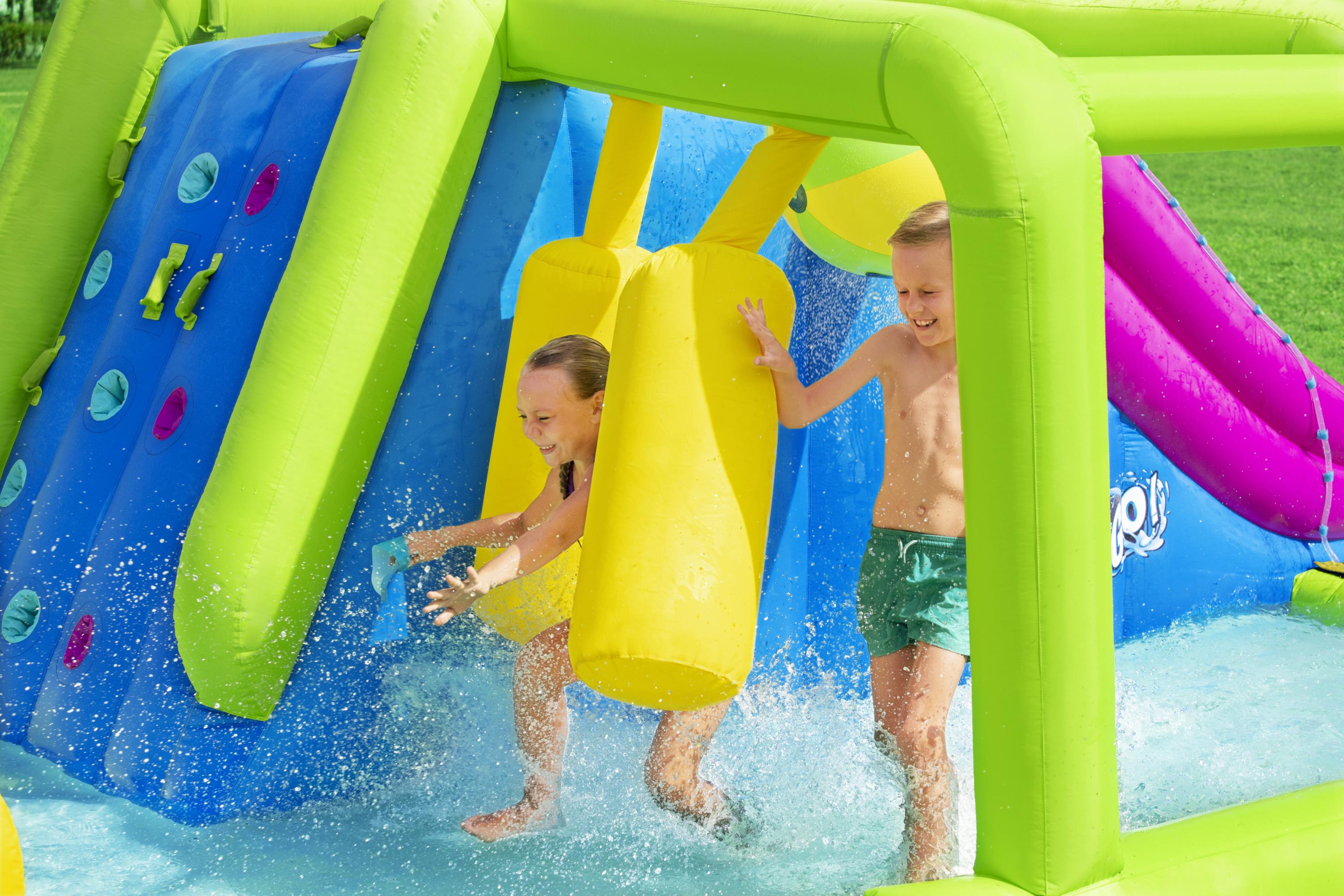 Parco acquatico gonfiabile gigante Splash Course Bestway 53387