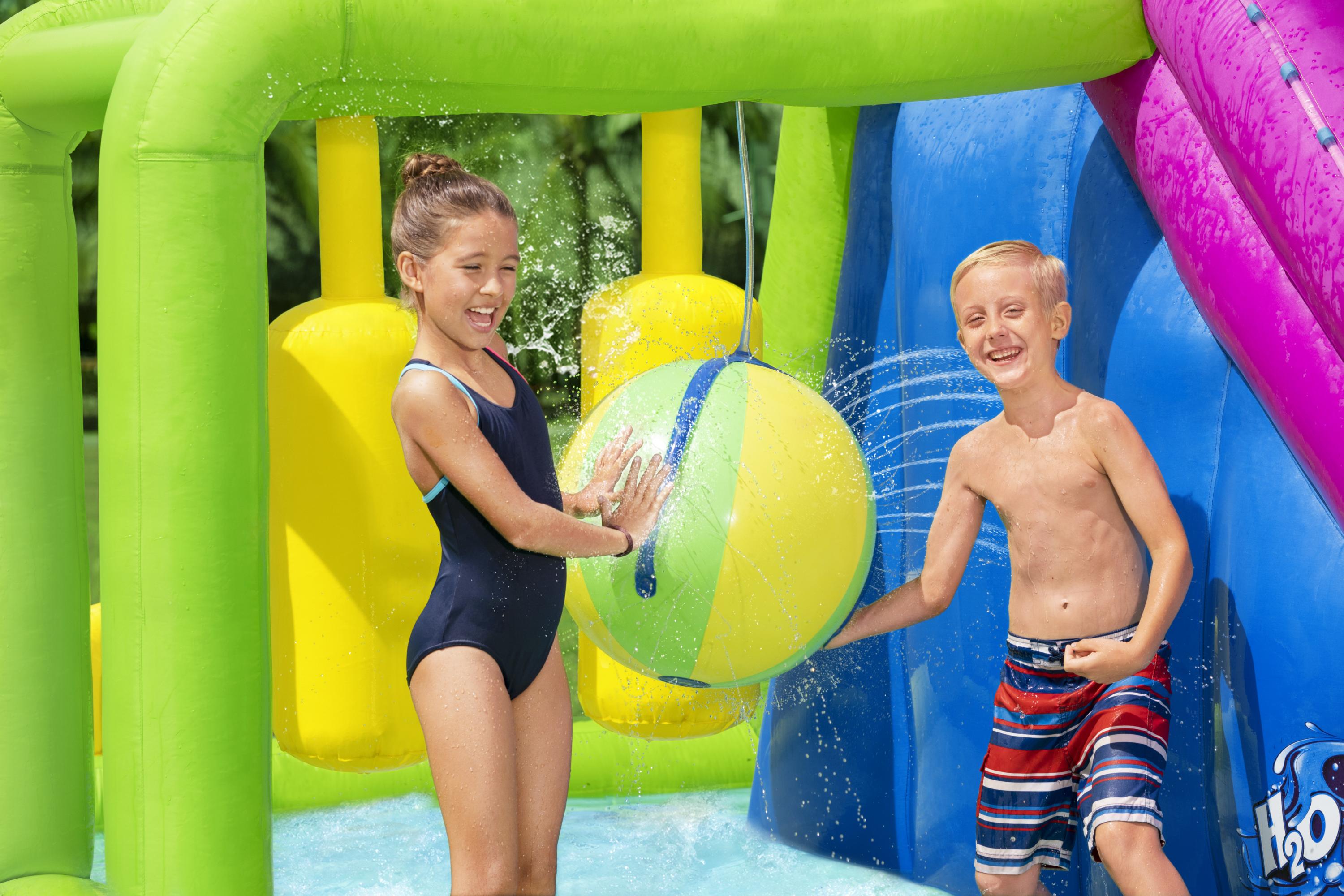 Parco acquatico gonfiabile gigante Splash Course Bestway 53387