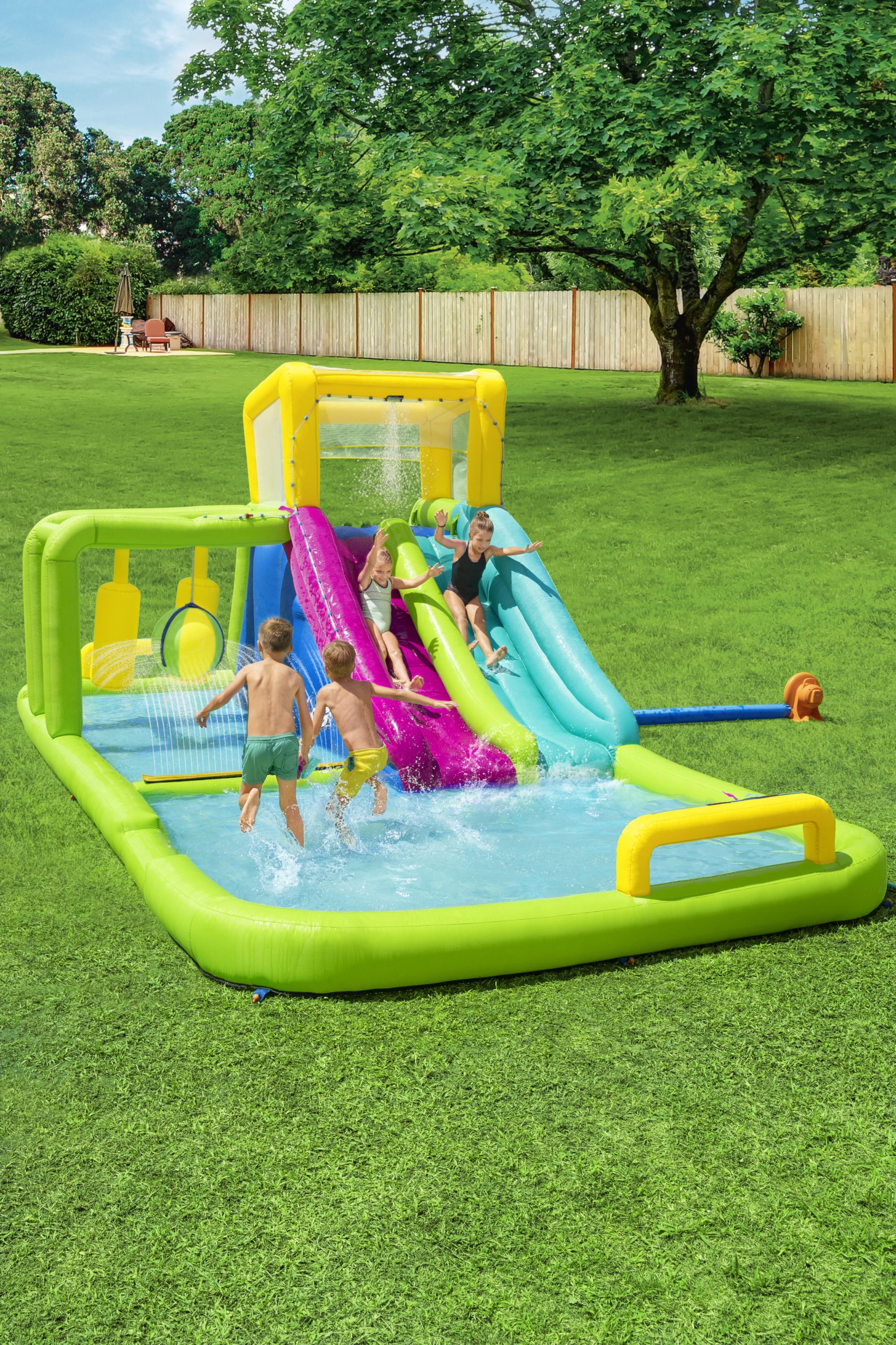 Parco acquatico gonfiabile gigante Splash Course Bestway 53387
