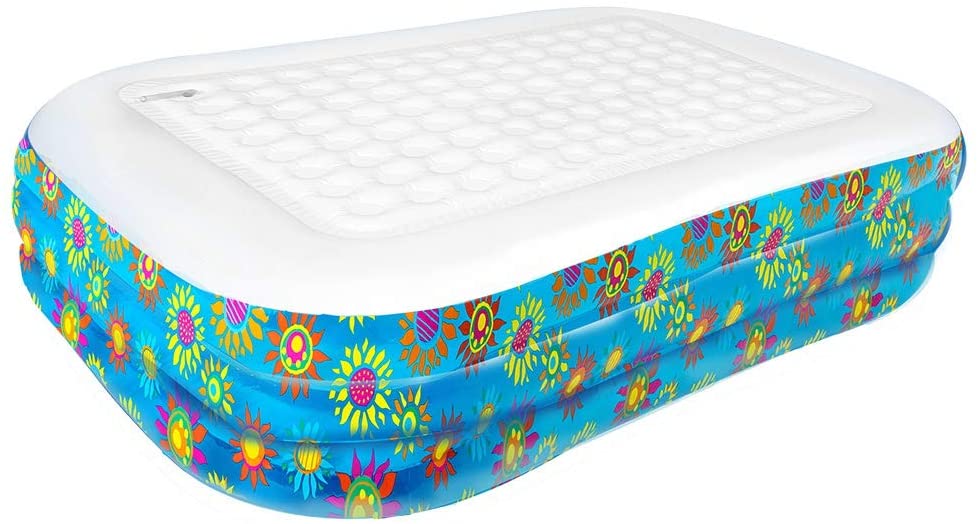 Piscina rettangolare gonfiabile per bambini 305x183xH56 cm.