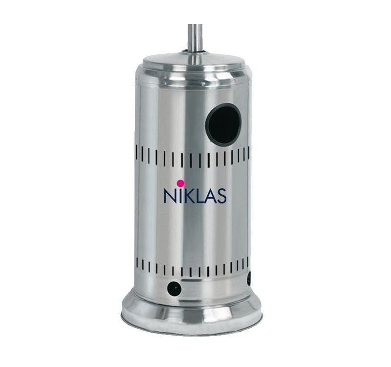Stufa a gas termopatio da esterno modello a fungo INOX Niklas