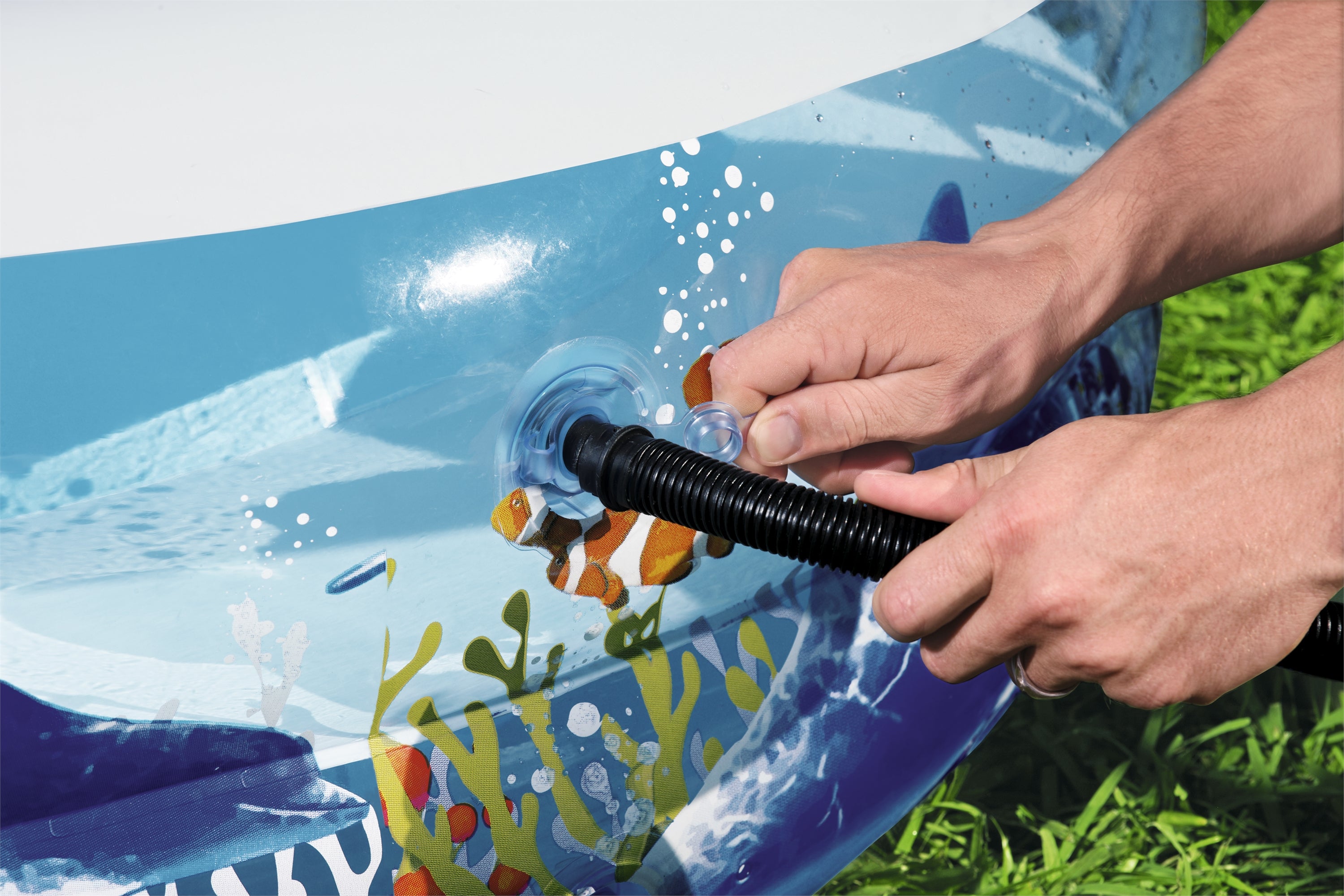 Piscina gonfiabile Family ad Otto barriera corallina BestWay 54118