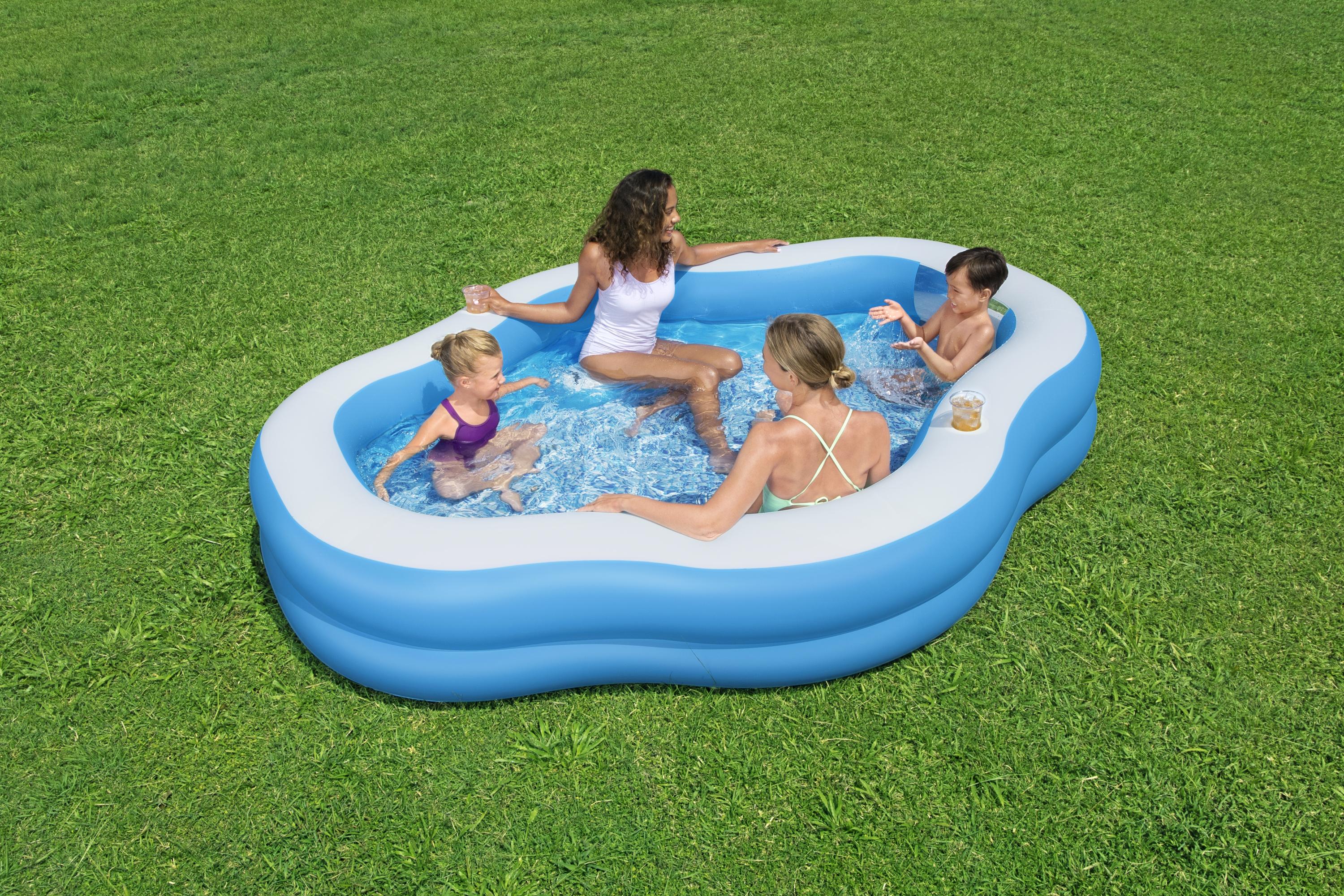 Piscina gonfiabile Splashview con sedute e portabicchieri  Bestway 54409