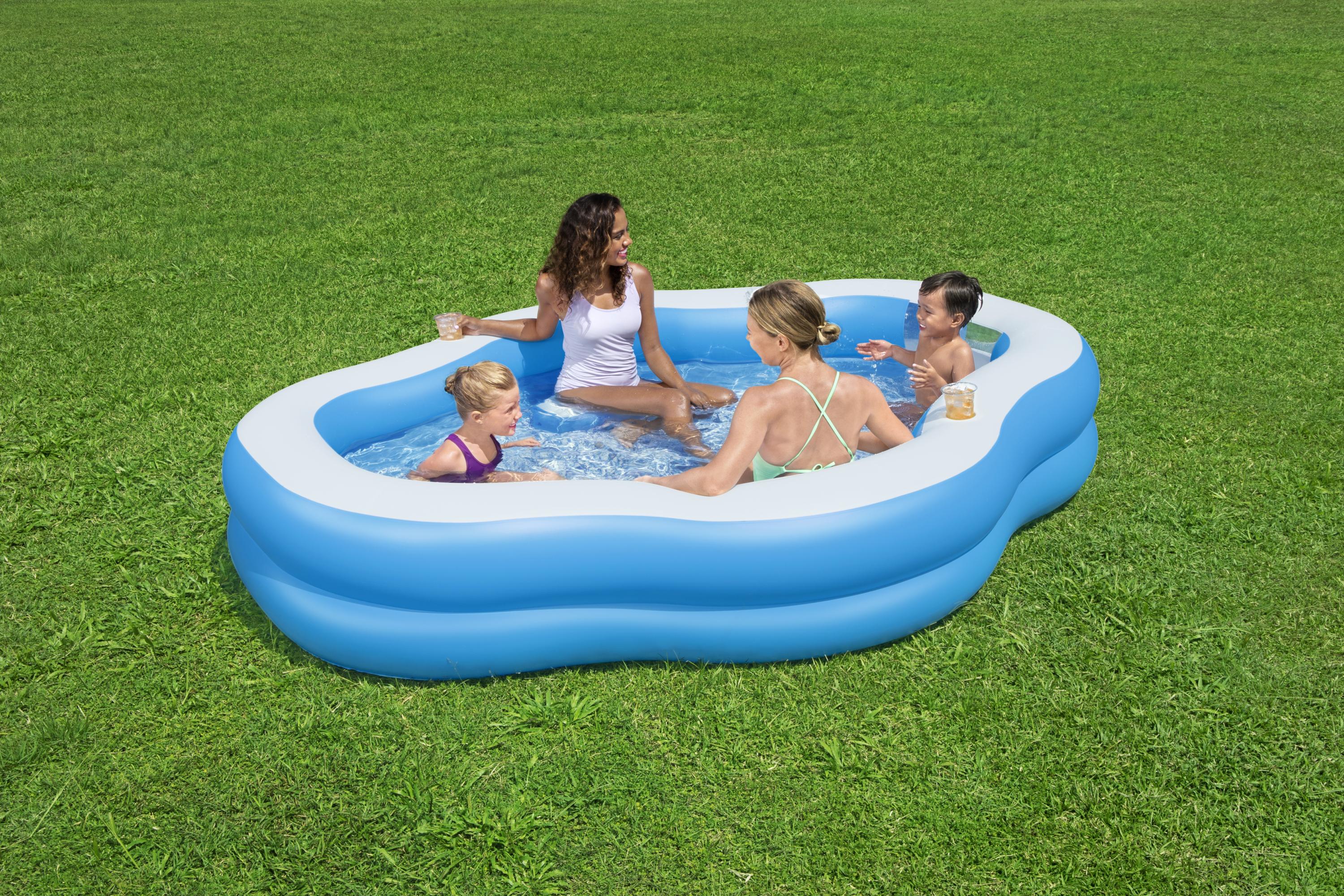 Piscina gonfiabile Splashview con sedute e portabicchieri  Bestway 54409