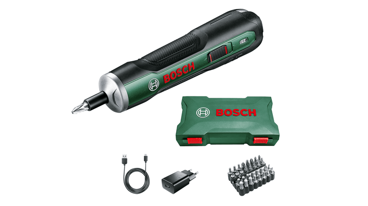 Avvitatore Bosch "Push&Drive" a Batteria Ricaricabile con valigetta e accessori