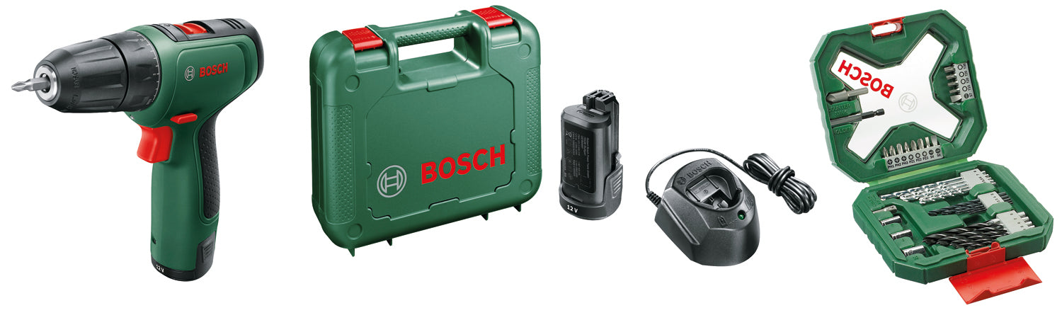 Trapano avvitatore a batteria 12V 1.5Ah integrata con valigetta BOSCH