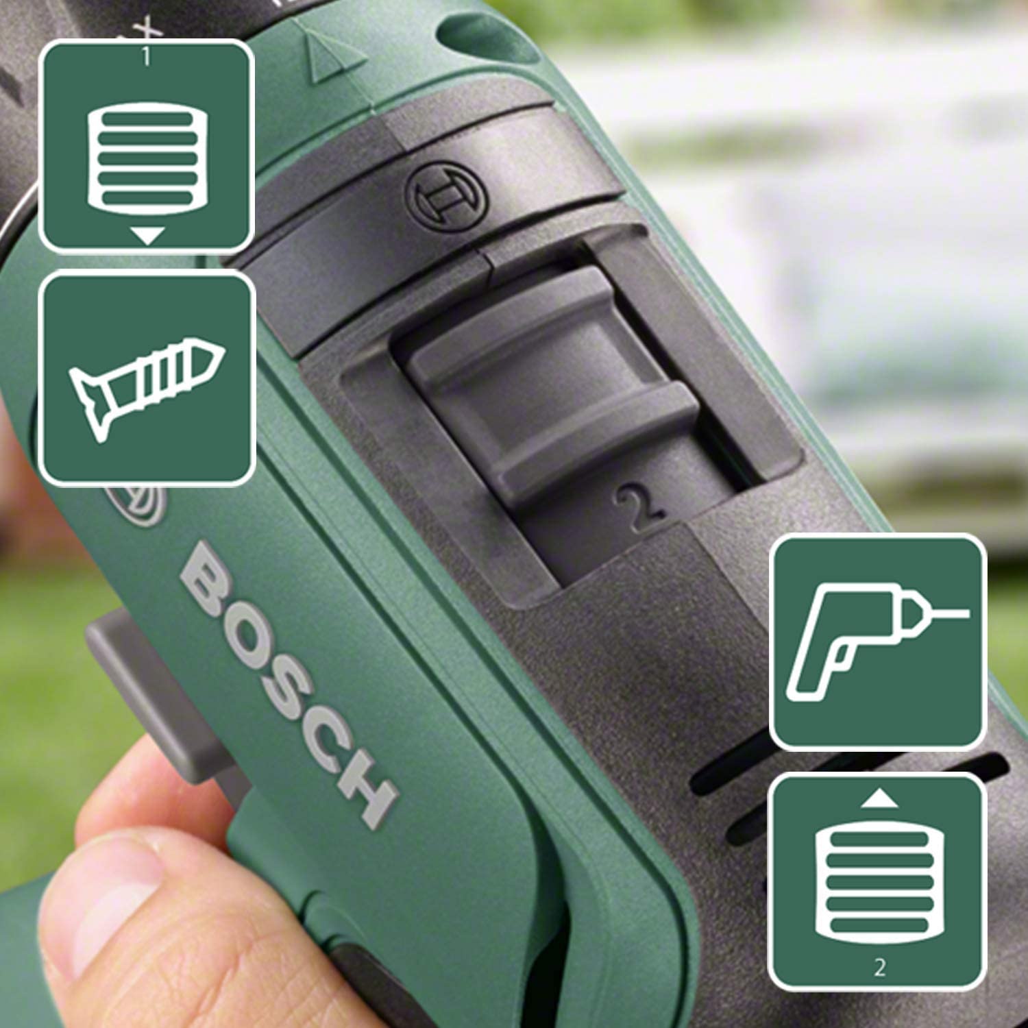 Trapano Avvitatore a Batteria con 2 velocità BOSCH UniversalDrill 18