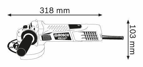 Smerigliatrice angolare BOSCH GWS 7-115 Professional