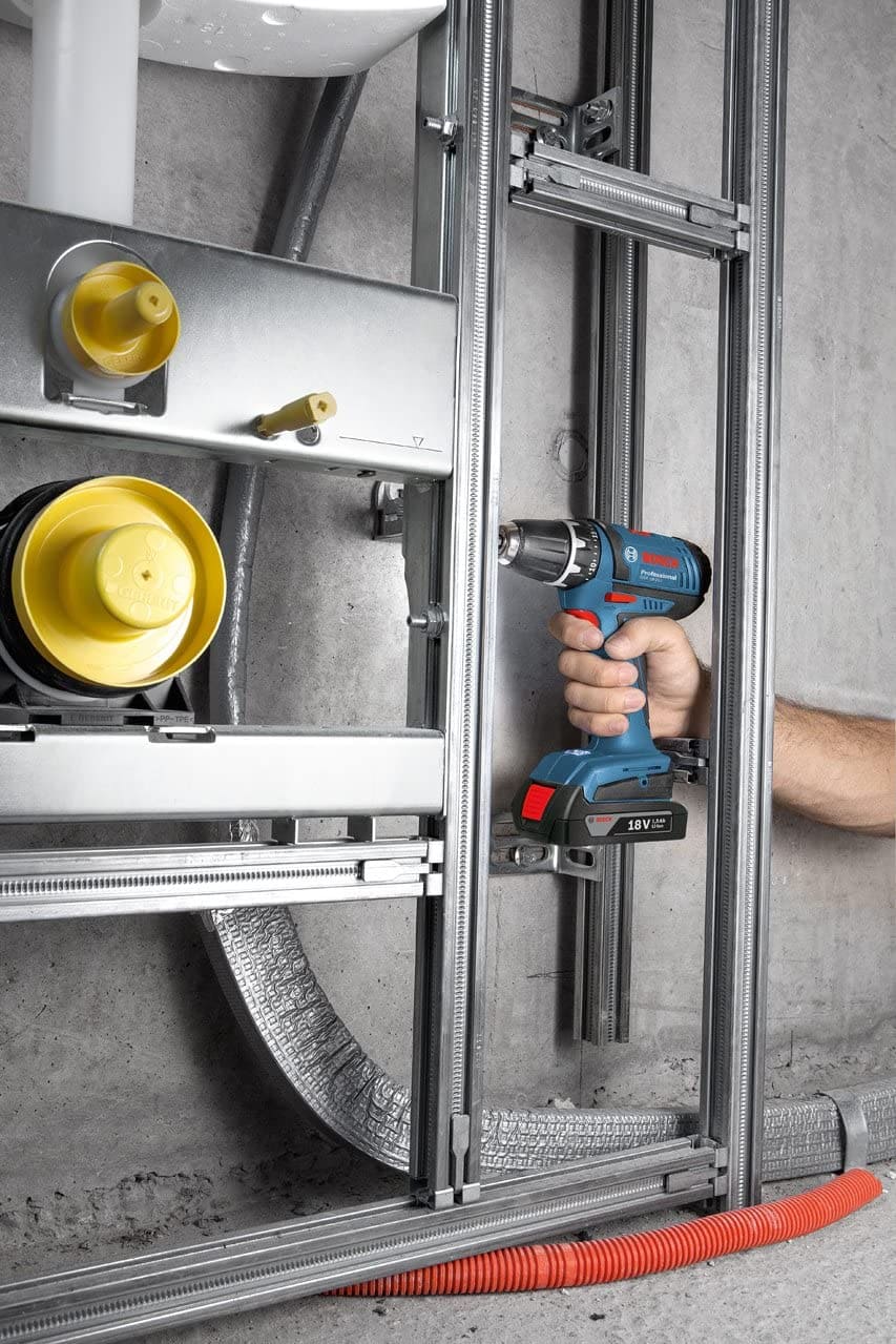 Trapano Avvitatore a batteria 18V + 3 batterie BOSCH Professional GSR18-2-LI