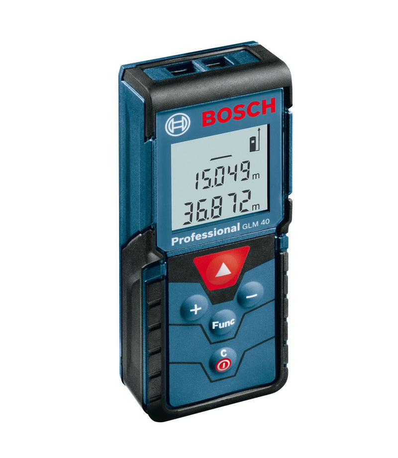 Distanziometro Misuratore Metro Laser Bosch Blu GLM 40 Professional