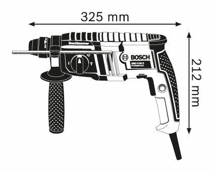 Trapano Martello Perforatore 650W con attacco SDS+ BOSCH Professional GBH2-20D