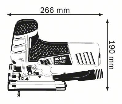 Seghetto Alternativo 780W BOSCH Professional GST150CE