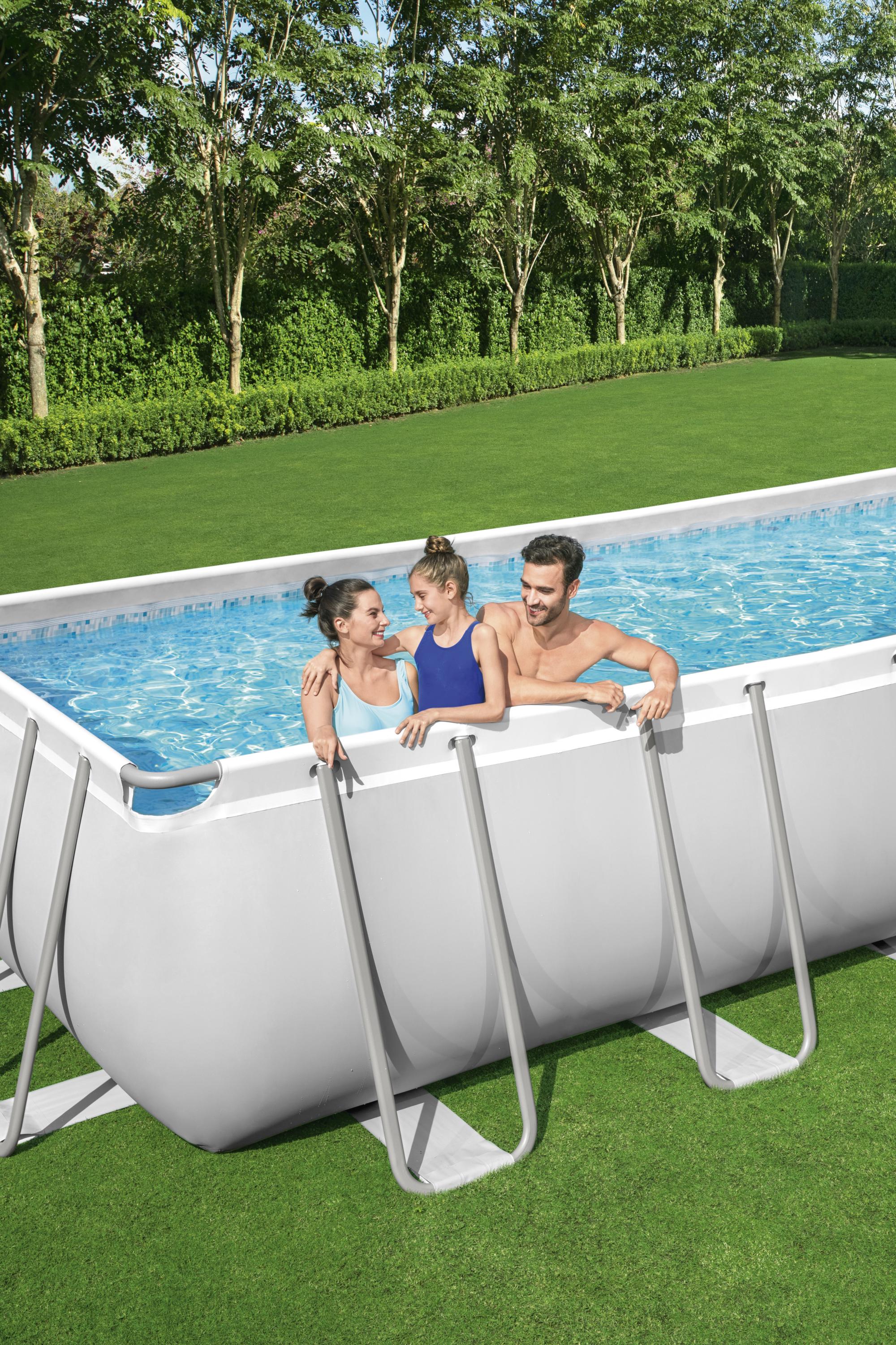Piscina fuori terra rettangolare Power Steel 640x274x132 cm Bestway 5611Z