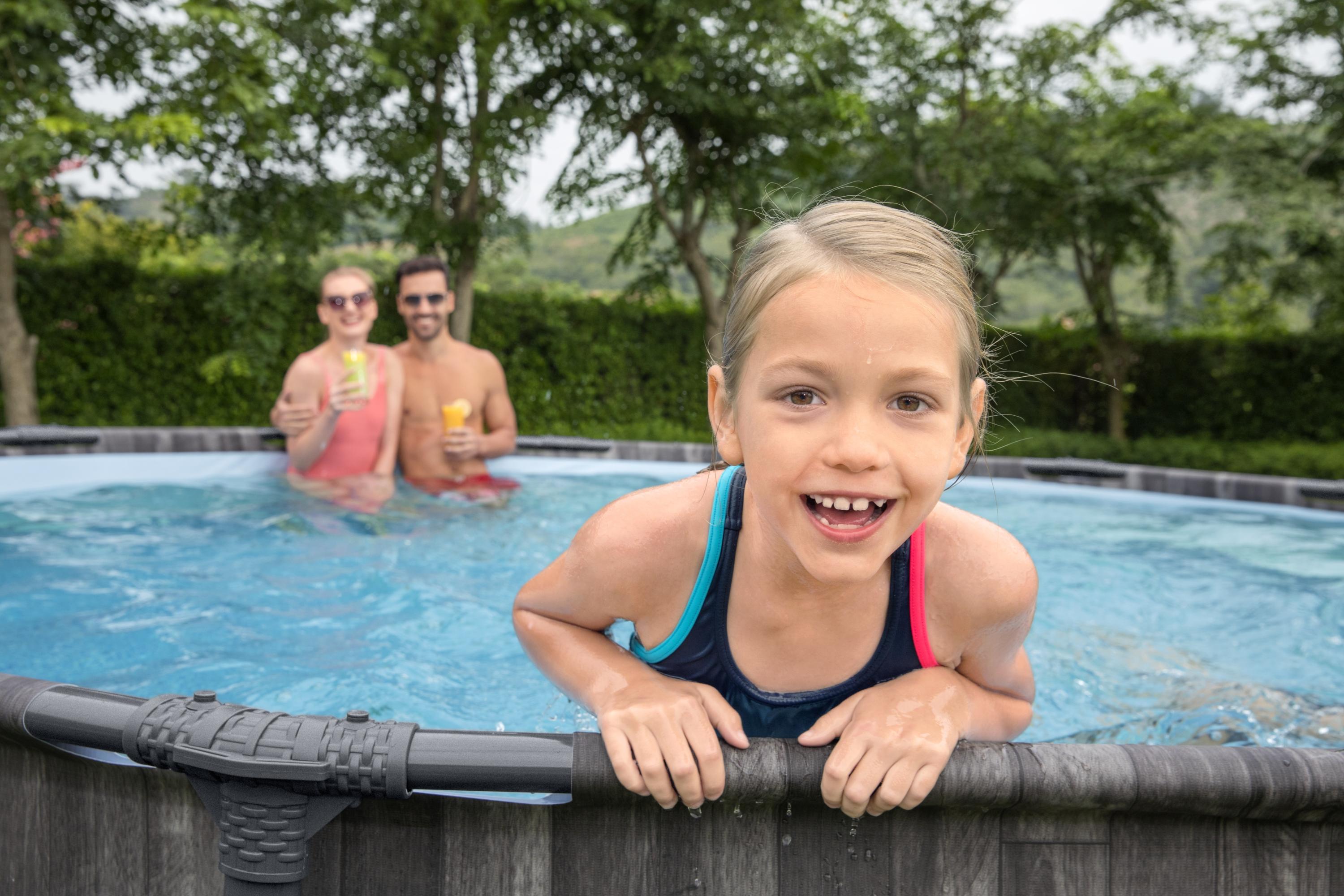 Piscina con struttura rotonda Steel Pro MAX 427x107 cm Bestway 5614Z